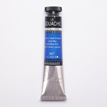 SENNELIER Gouache Extra fine Tube 21ml Bleu de Cobalt Véritable S4