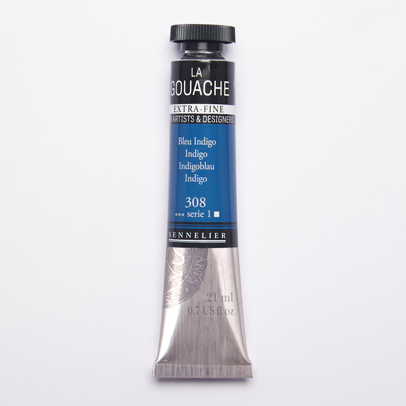 SENNELIER Gouache Extra fine Tube 21ml Bleu Indigo S1