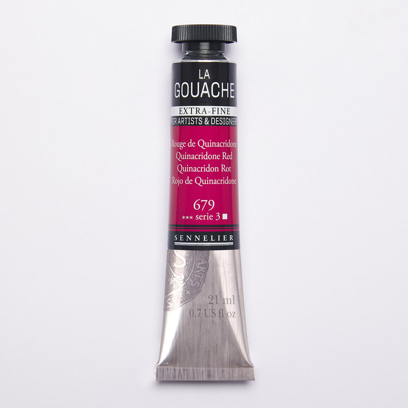 SENNELIER Gouache Extra fine Tube 21ml Rouge de Quinacridone (Rouge Primaire) S3
