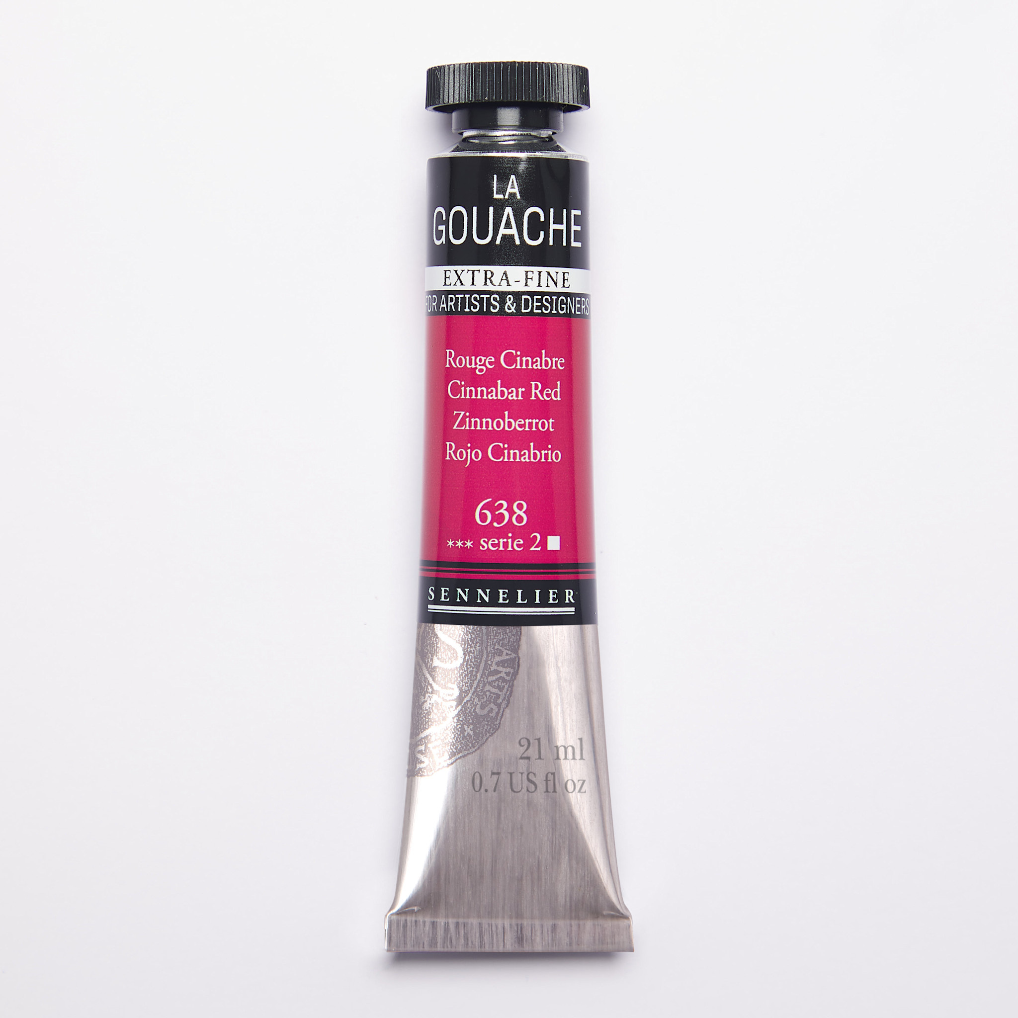 SENNELIER Gouache Extra fine Tube 21ml Rouge Cinabre S2