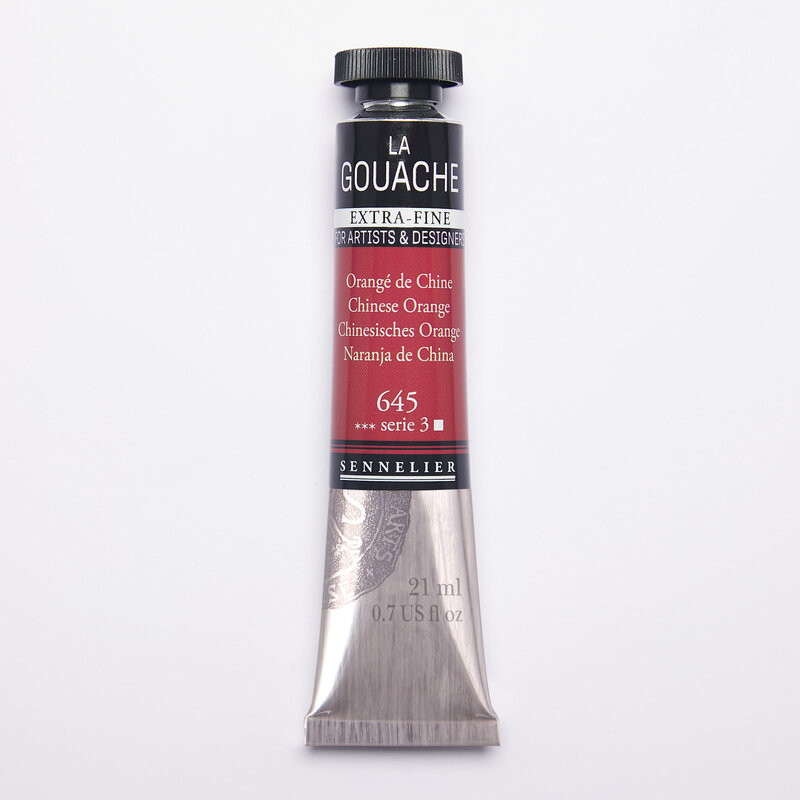 SENNELIER Gouache Extra fine Tube 21ml Orangé de Chine S3