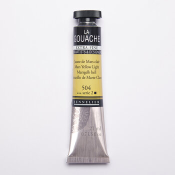 SENNELIER Gouache Extra fine Tube 21ml Jaune de Mars clair S2