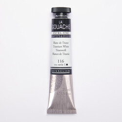 SENNELIER Gouache Extra fine Tube 21ml Blanc de Titane S1
