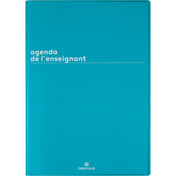 OBERTHUR Agenda Enseignant 21,5x30cm Boréal Vert
