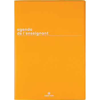 OBERTHUR Agenda Enseignant Boréal 21,5x30cm Moutarde