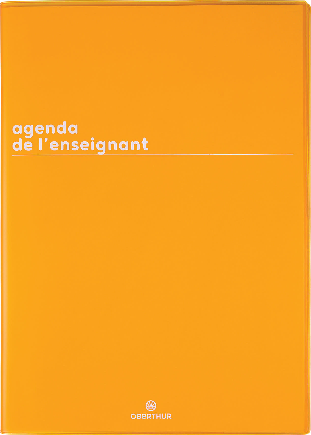 OBERTHUR Agenda Enseignant Boréal 21,5x30cm Moutarde