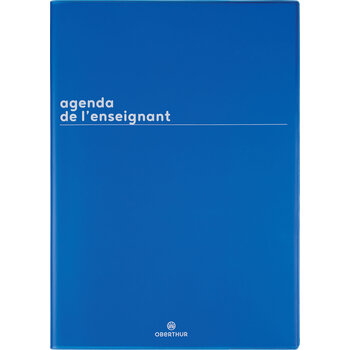 OBERTHUR Agenda Enseignant 21,5x30cm Boréal Bleu