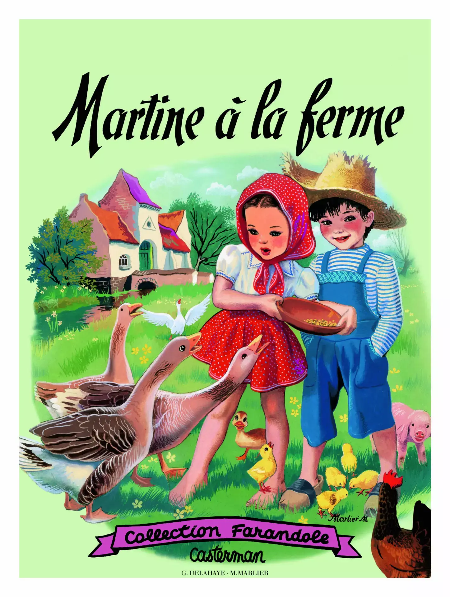 LES JOLIES PLANCHES Planche Martine à la ferme