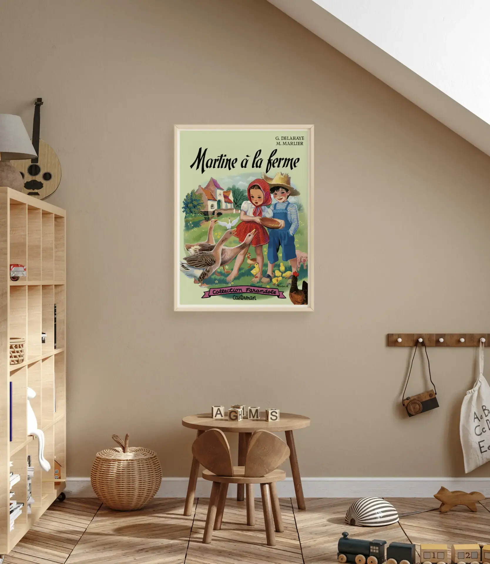 LES JOLIES PLANCHES Planche Martine à la ferme