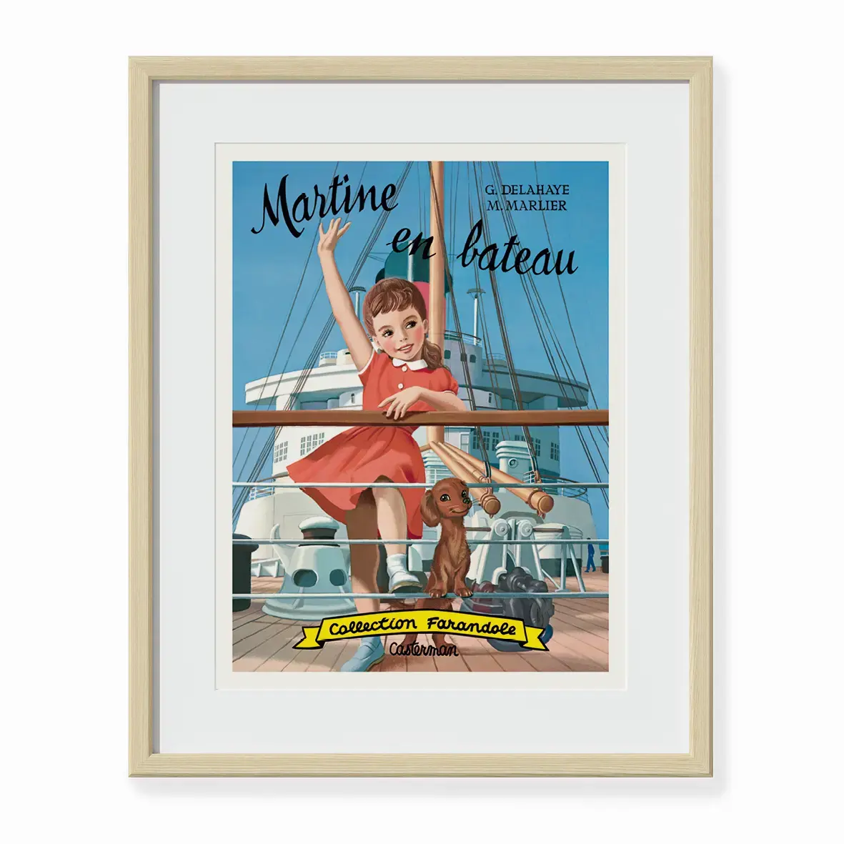 LES JOLIES PLANCHES Planche Martine en bateau