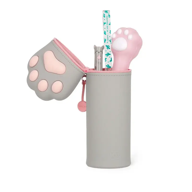 LEGAMI 2-In-1 Silicone Pencil Case - Kawaii - Kitty
