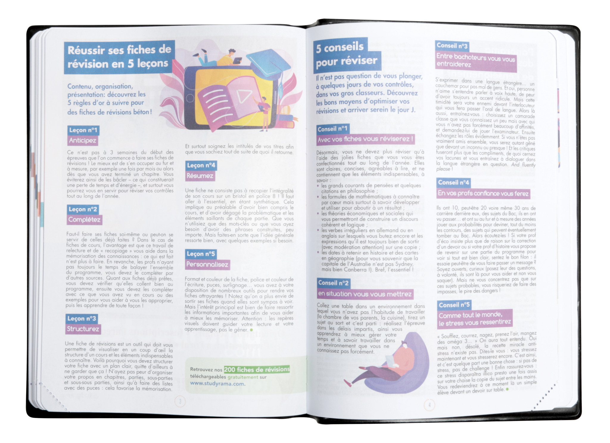 EXACOMPTA Agenda Journalier Studyrama Noir