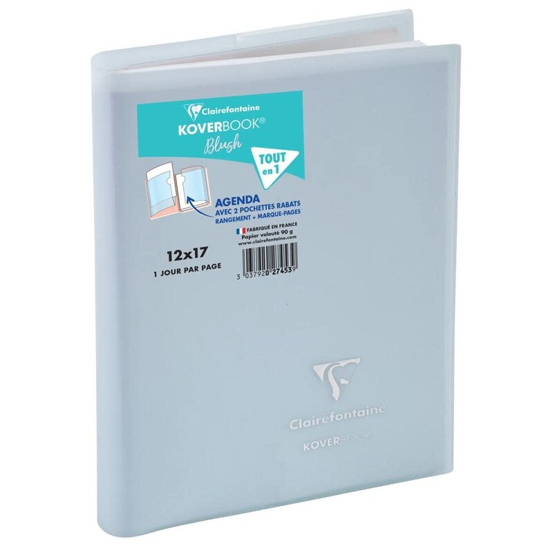 EXACOMPTA Agenda journalier Forum Koverbook Blush Pastel coloris aléatoires