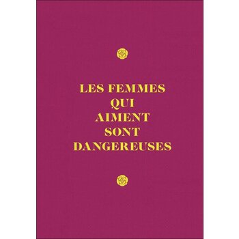 FLAMMARION Carnet Les Femmes Qui Aiment Sont Dangereuses