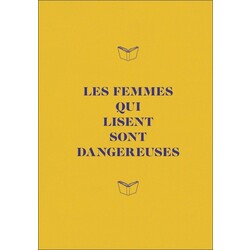 FLAMMARION Carnet Les Femmes Qui Lisent Sont Dangereuses