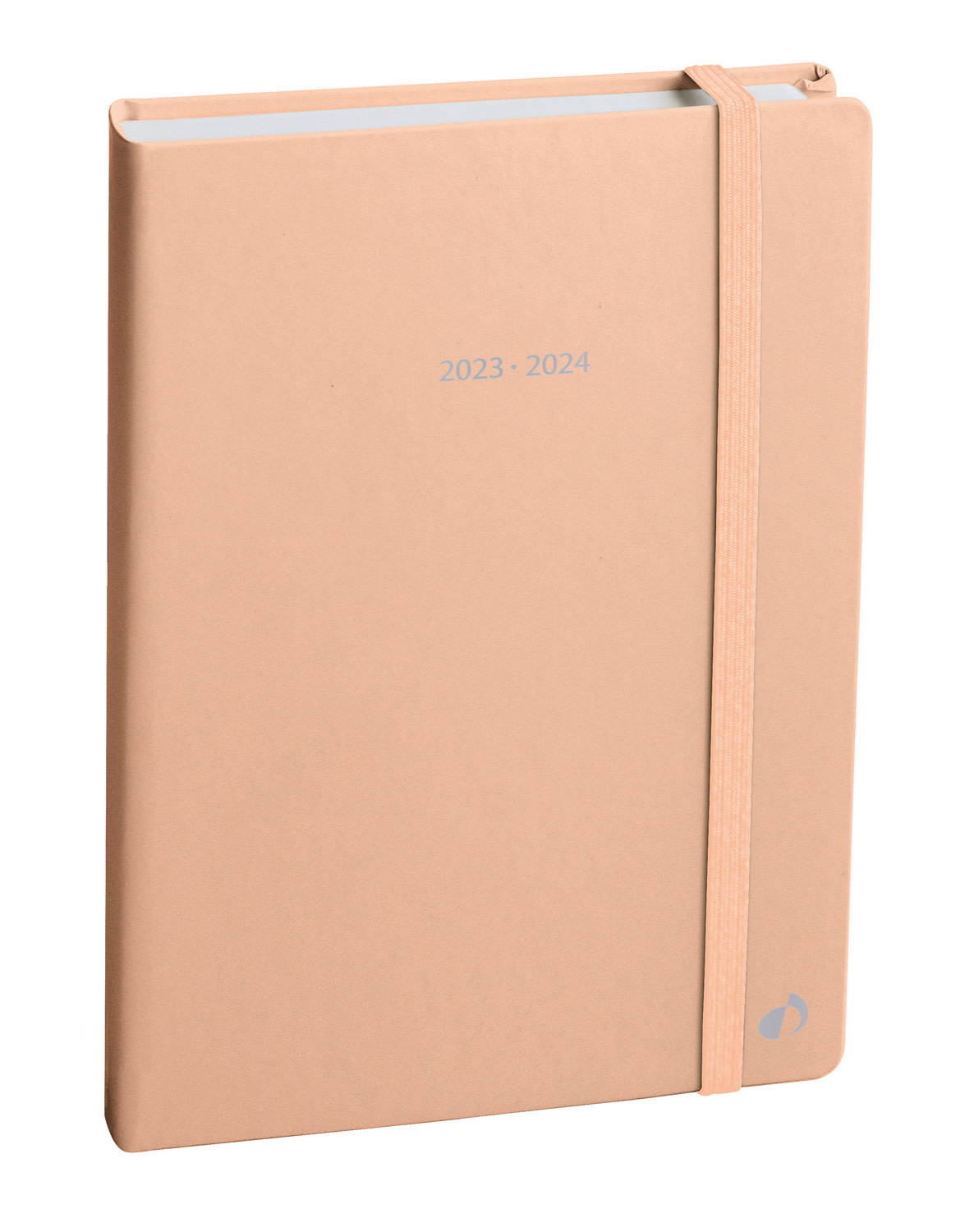 QUO VADIS Agenda Scolaire Journalier Ml Pastel Peche Cr Élast