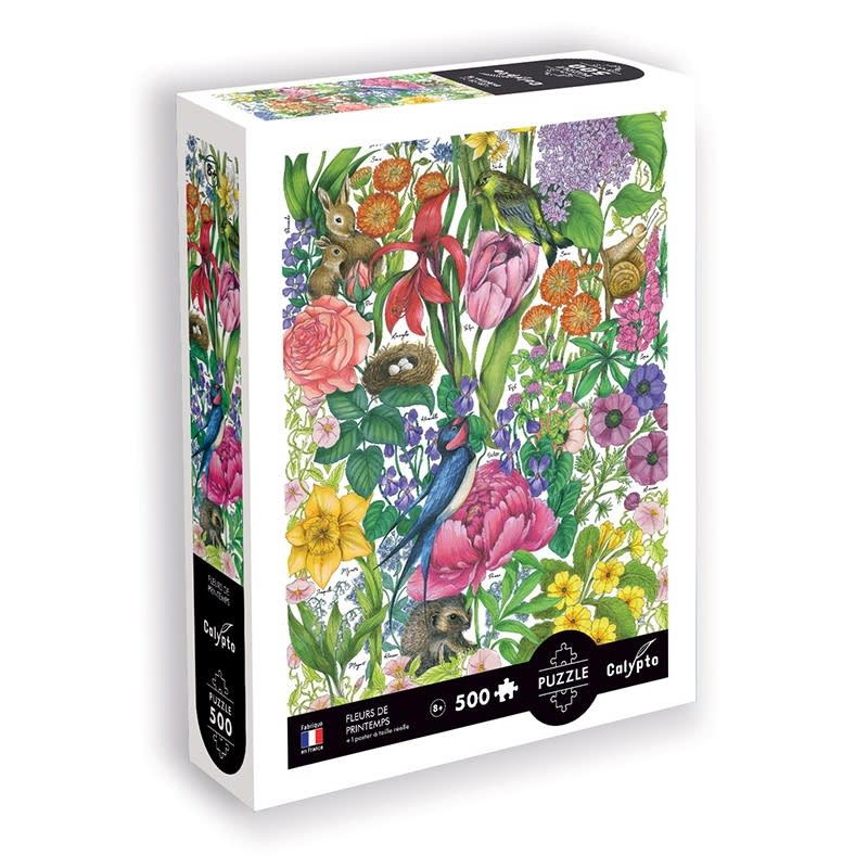 SENTOSPHERE Puzzle 500 P - Les Fleurs De Printemps