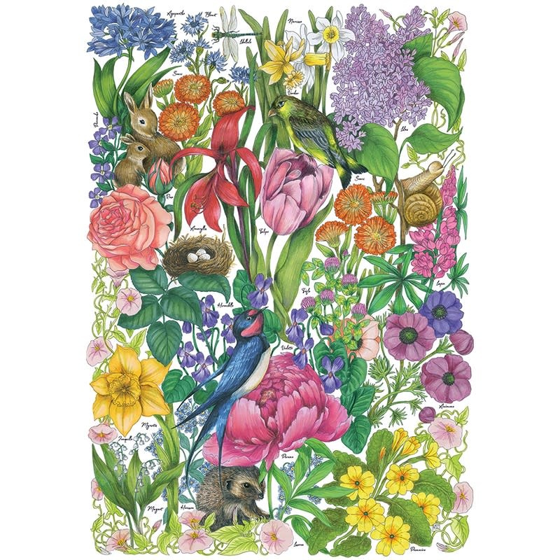 SENTOSPHERE Puzzle 500 P - Les Fleurs De Printemps