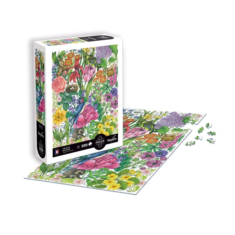 SENTOSPHERE Puzzle 500 P - Les Fleurs De Printemps