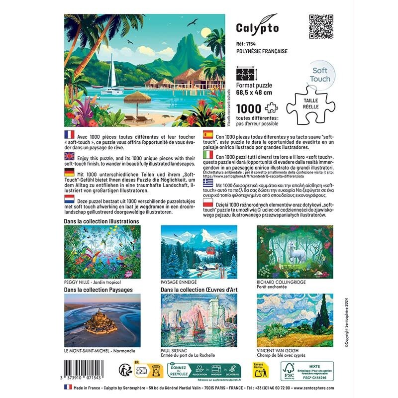 SENTOSPHERE Puzzle 1000 P - Polynésie Française