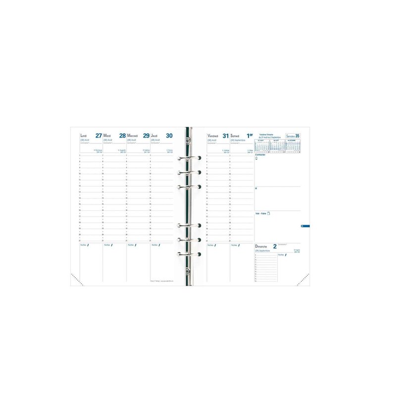 QUO VADIS Recharge Agenda Timer 21 16 mois Fr Rech S/F