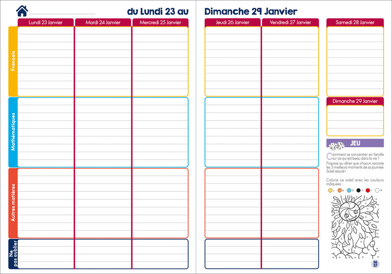 QUO VADIS Agenda Semainier Fr Mon Agenda Malin