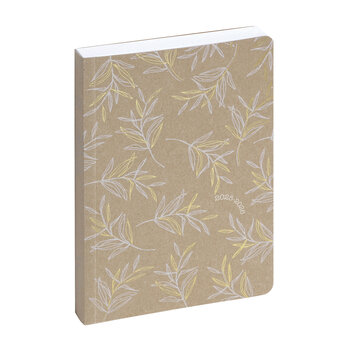 EXACOMPTA Agenda Forum Kraft Branches 12 x 17 cm Journalier Août 2025 à Juillet 2026