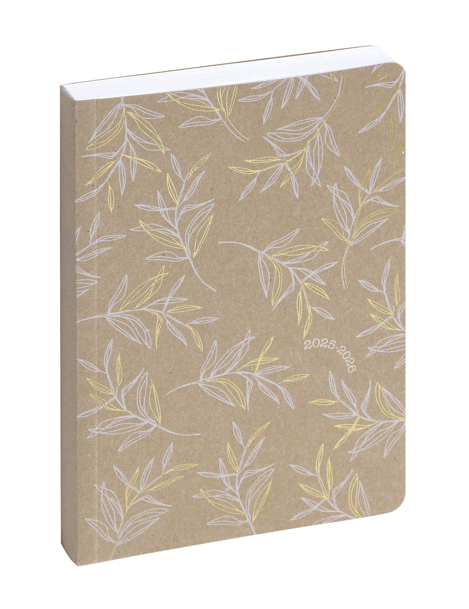 EXACOMPTA Agenda Forum Kraft Branches 12 x 17 cm Journalier Août 2025 à Juillet 2026