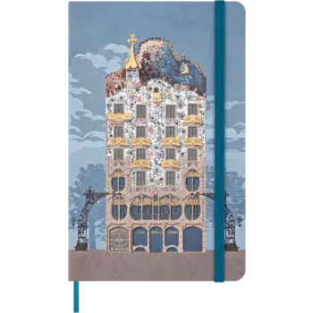 MOLESKINE Carnet de notes Casa Batlló Édition spéciale Grand format Ligné Couverture rigide