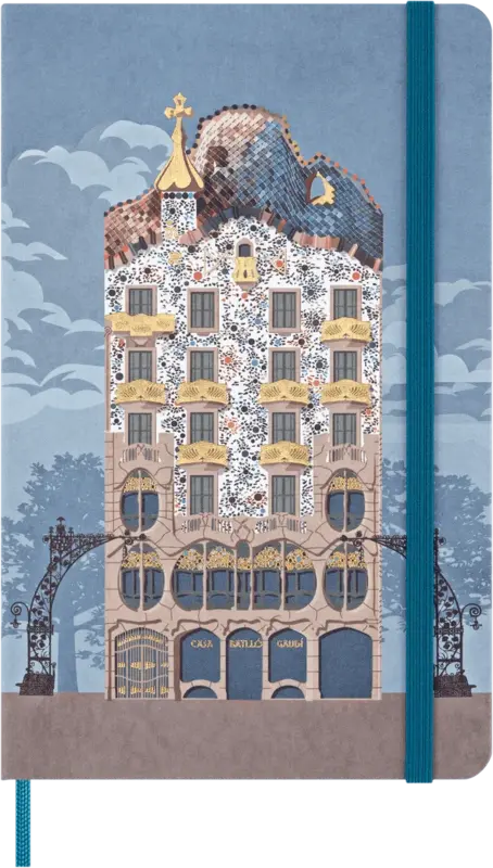 MOLESKINE Carnet de notes Casa Batlló Édition spéciale Grand format Ligné Couverture rigide