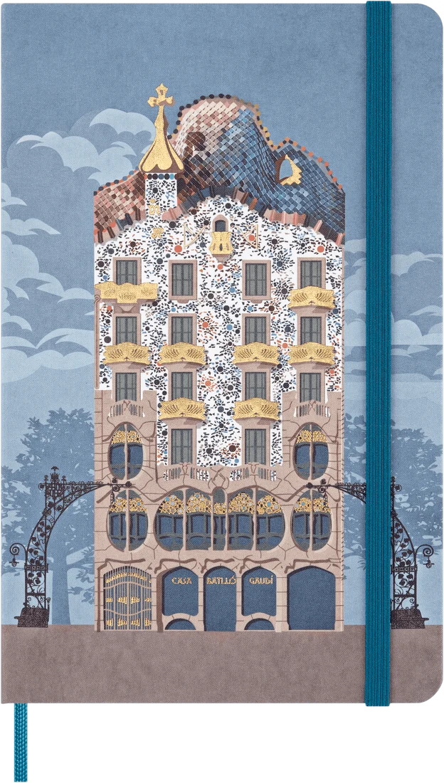 MOLESKINE Carnet de notes Casa Batlló Édition spéciale Grand format Ligné Couverture rigide