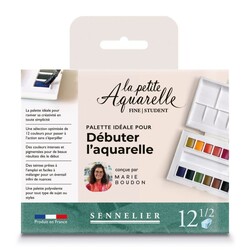 SENNELIER La Petite Aquarelle boîte voyage 12 ½ godets Marie Boudon