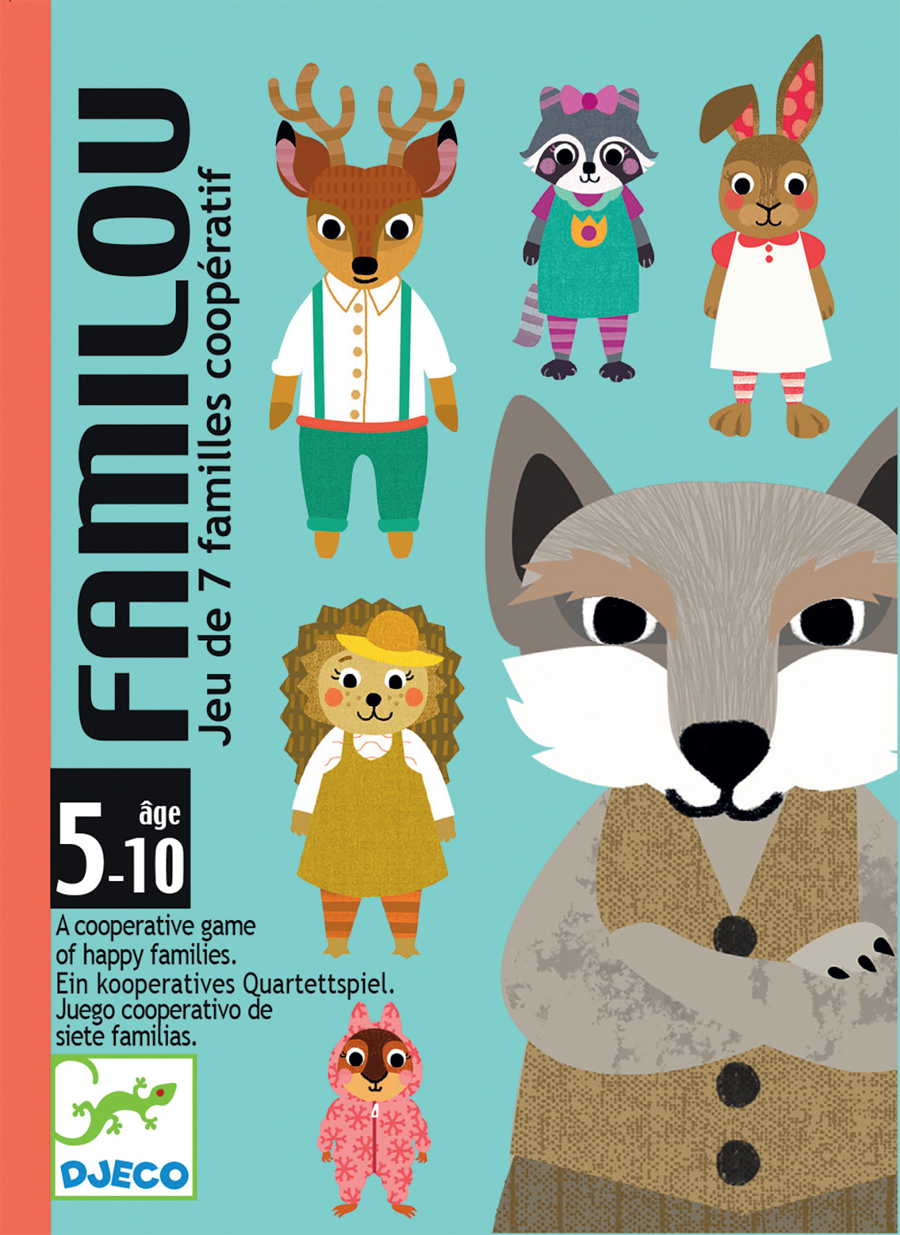 DJECO Jeux De Cartes Familou