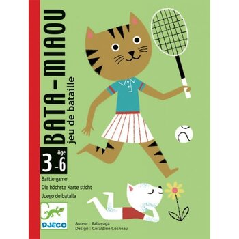 DJECO Jeux - Jeux De Cartes Bata Miaou - Fsc Mix