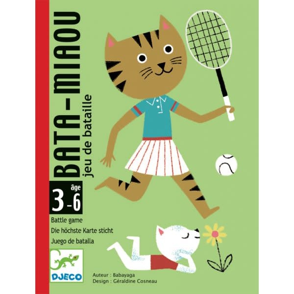 DJECO Jeux De Cartes Bata Miaou