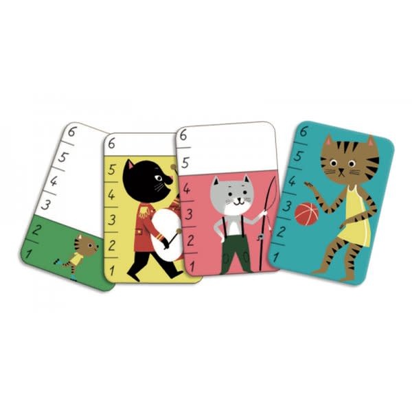 DJECO Jeux De Cartes Bata Miaou