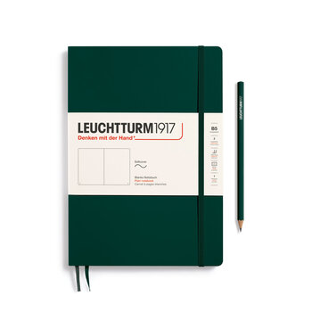 LEUCHTTURM 1917 Carnet de notes Couverture souple Forest Green, Composition (B5), 123 p., blanc