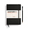 LEUCHTTURM 1917 Carnet de notes Couverture rigide Noir, Medium (A5), 251 p., blanc