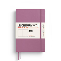 LEUCHTTURM 1917 Carnet De Notes Couverture Souple Dusty Rose, Medium (A5), 123 P.,Blanc