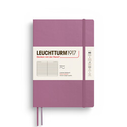 LEUCHTTURM 1917 Carnet De Notes Couverture Souple Dusty Rose, Medium (A5), 123 P.,Ligné