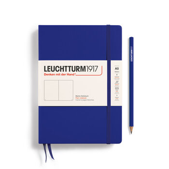 LEUCHTTURM 1917 Carnet de notes Couverture rigide Ink, Medium (A5), 251 p., blanc