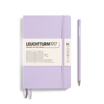 LEUCHTTURM 1917 Carnet de notes Couverture souple Lilac, Paperback (B6+), 123 p., ligné