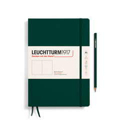 LEUCHTTURM 1917 Carnet de notes Couverture rigide Forest Green, Composition (B5), 219 p., blanc