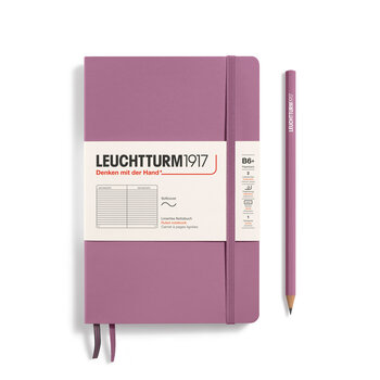 LEUCHTTURM 1917 Carnet de notes Couverture souple Dusty Rose, Paperback (B6+), 123 p., ligné