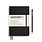 LEUCHTTURM 1917 Carnet de notes Couverture souple Noir, Medium (A5), 123 p., ligné
