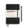 LEUCHTTURM 1917 Carnet de notes Couverture souple Noir, Medium (A5), 123 p., pointillé