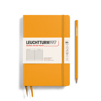 LEUCHTTURM 1917 Carnet de notes Couverture rigide Rising Sun, Paperback (B6+), 219 p., ligné