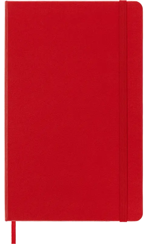 MOLESKINE Carnet Classique Grand Format Ligné Rouge Ecarlate Couverture Souple