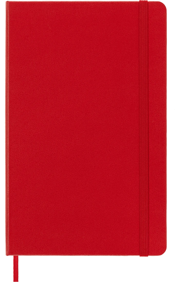 MOLESKINE Carnet Classique Grand Format Ligné Rouge Ecarlate Couverture Souple