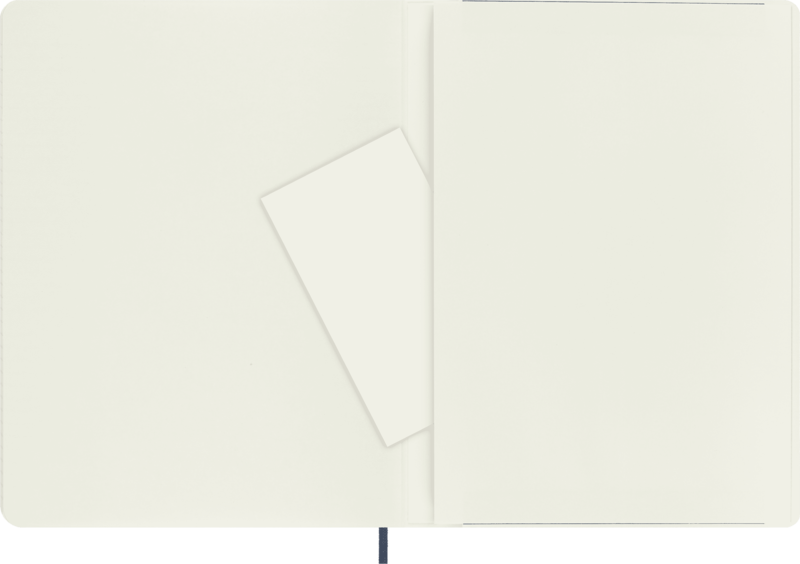MOLESKINE Carnet Classique Très Grand Format Ligné Bleu Saphir Couverture Souple